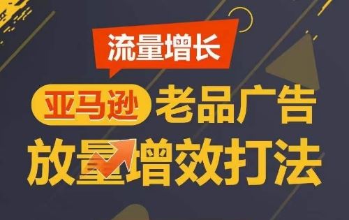 流量增长 亚马逊老品广告放量增效打法，短期内广告销量翻倍-玩备项目资源网