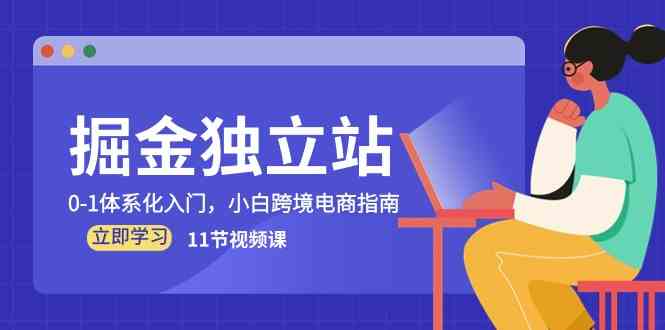 掘金独立站，0-1体系化入门，小白跨境电商指南（11节视频课）-玩备项目资源网