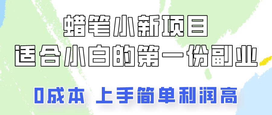 蜡笔小新项目拆解，0投入，0成本，小白一个月也能多赚3000+-玩备项目资源网