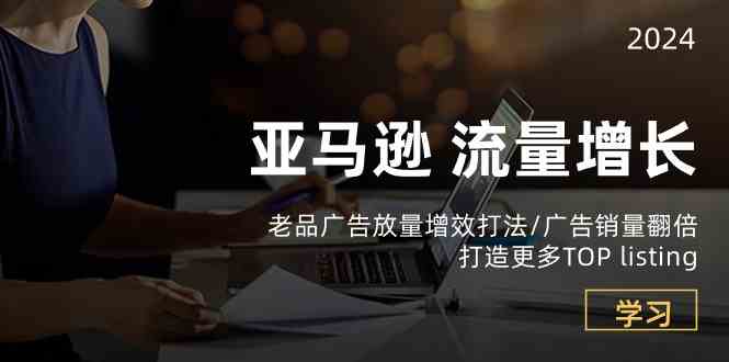 亚马逊流量增长-老品广告放量增效打法/销量翻倍/打造更多TOPlisting-玩备项目资源网