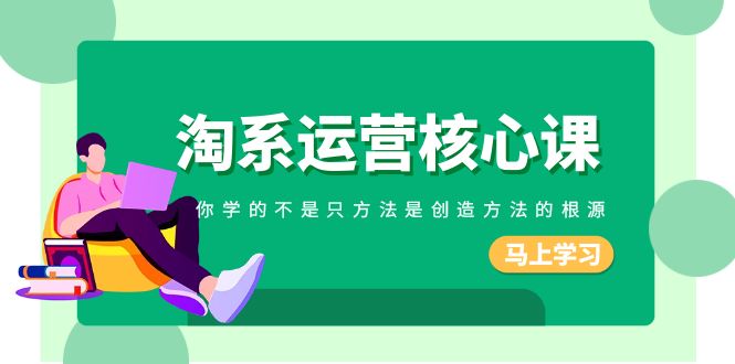 （8392期）淘系-运营核心课，你学的不是只方法是创造方法的根源（190节课）-玩备项目资源网