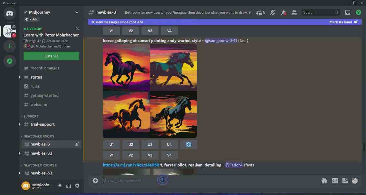 图片[6]-（9643期）Midjourney AI人工智能艺术图片从入门到高级创作教程-34节课-中英字幕-玩备项目资源网