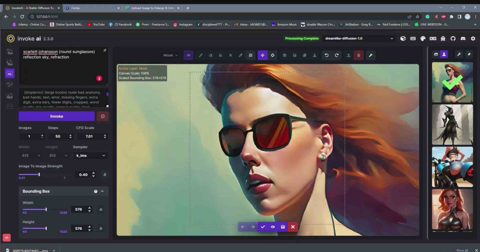 图片[2]-（9760期）Invoke AI 绘画教程-零基础创作可以销售的完美插图-49节-中英字幕-玩备项目资源网