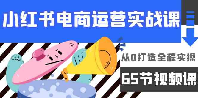（9724期）小红书电商运营实战课，​从0打造全程实操（65节视频课）-玩备项目资源网