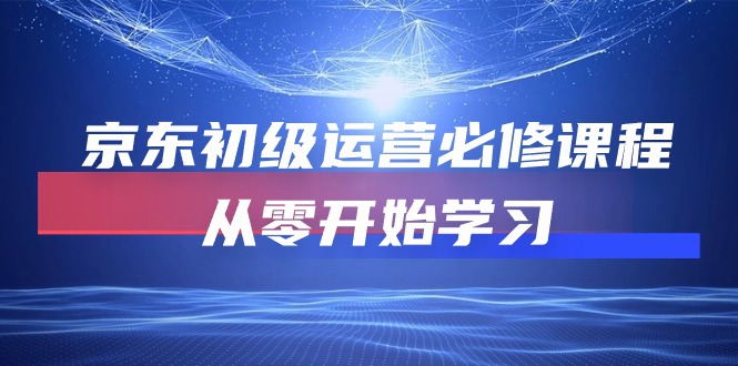 （10261期）京东初级运营必修课程，从零开始学习-玩备项目资源网