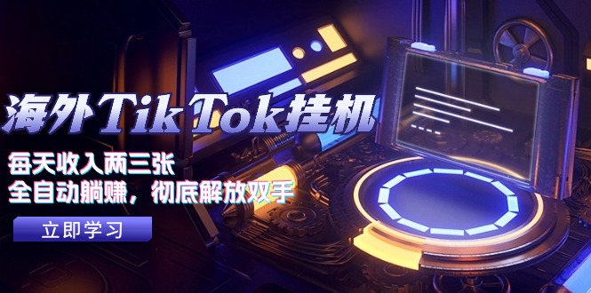 （10994期）海外TikTok挂机，每天收入两三张，全自动躺赚，彻底 解放双手！-玩备项目资源网