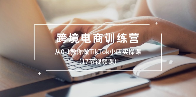 （10946期）跨境电商训练营：从0-1教你做TikTok小店实操课（17节视频课）-玩备项目资源网
