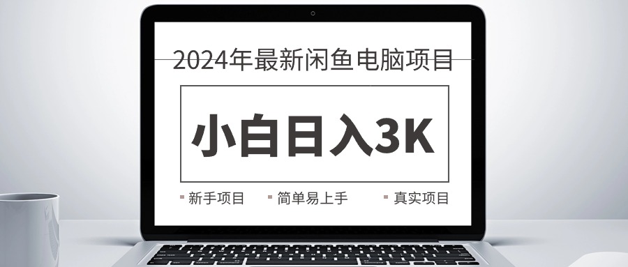 （10846期）2024最新闲鱼卖电脑项目，新手小白日入3K+，最真实的项目教学-玩备项目资源网