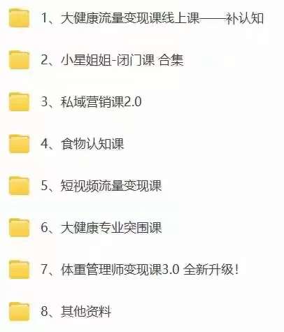 图片[2]-（10871期）大健康 流量 变现2.0：拓高变现 流量/成高客单/低粉高变现/只讲落地实战-玩备项目资源网