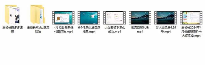图片[3]-（10865期）拼多多·实战课：万人团玩法/截流自然流/最新强付费打法/最新原价卡大促..-玩备项目资源网