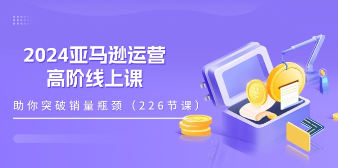 （11389期）2024亚马逊运营-高阶线上课，助你突破销量瓶颈（228节课）-玩备项目资源网