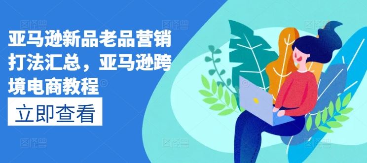 亚马逊新品老品营销打法汇总，亚马逊跨境电商教程-玩备项目资源网