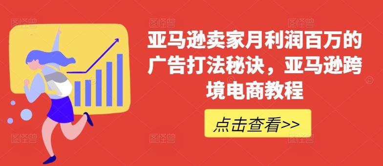亚马逊卖家月利润百万的广告打法秘诀，亚马逊跨境电商教程-玩备项目资源网