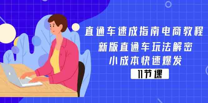 直通车速成指南电商教程：新版直通车玩法解密，小成本快速爆发（11节）-玩备项目资源网