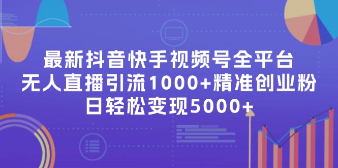 （11970期）最新抖音快手视频号全平台无人直播引流1000+精准创业粉，日轻松变现5000+-玩备项目资源网