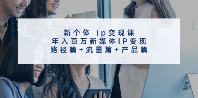 （11971期）新个体 ip变现课，年入百万新媒体IP变现，路径篇+流量篇+产品篇-玩备项目资源网