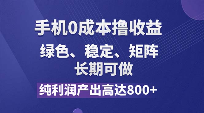 （11976期）纯利润高达800+，手机0成本撸羊毛，项目纯绿色，可稳定长期操作！-玩备项目资源网