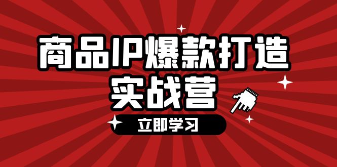 （12136期）商品-IP爆款打造实战营【第四期】，手把手教你打造商品IP，爆款 不断-玩备项目资源网