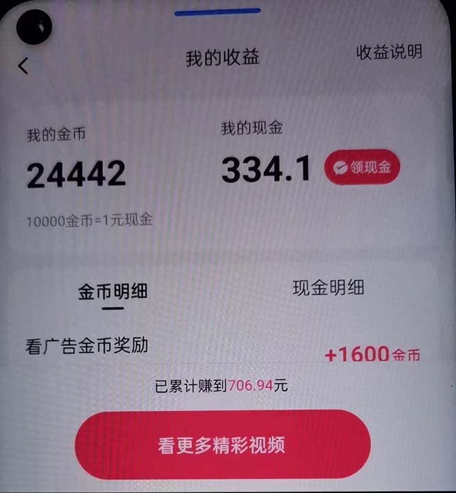 图片[3]-（12142期）蓝海项目，看广告单机300+，每天一个小时，月入3W~5W-玩备项目资源网