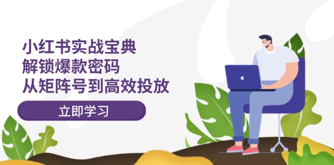 （12201期）小红书实战宝典：解锁爆款密码，从矩阵号到高效投放-玩备项目资源网