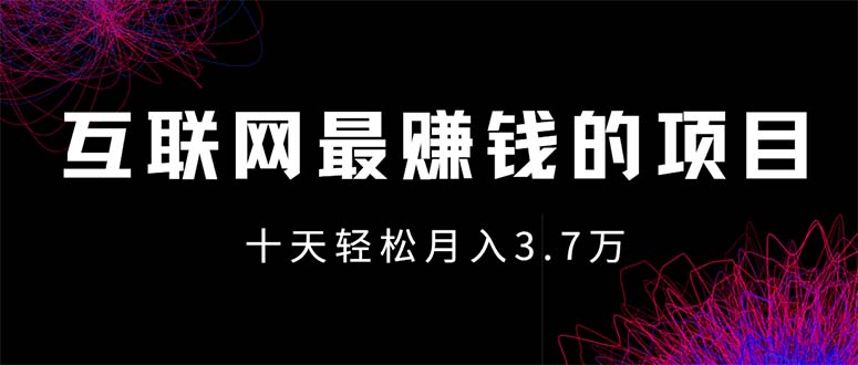 （12396期）互联网最赚钱的项目没有之一，轻松月入7万+，团队最新项目-玩备项目资源网