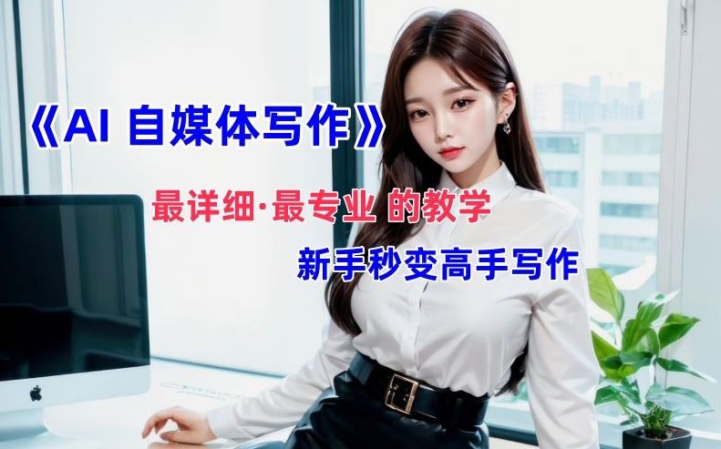 AI自媒体文章创作全网最详细教程，新手秒变写作高手，多方位发展-玩备项目资源网