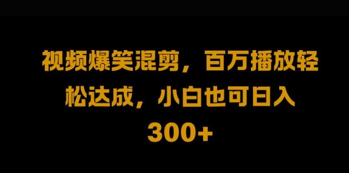 视频号零门槛，爆火视频搬运后二次剪辑，轻松达成日入1k【揭秘】-玩备项目资源网