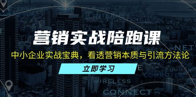 （13146期）营销实战陪跑课：中小企业实战宝典，看透营销本质与引流方法论-玩备项目资源网