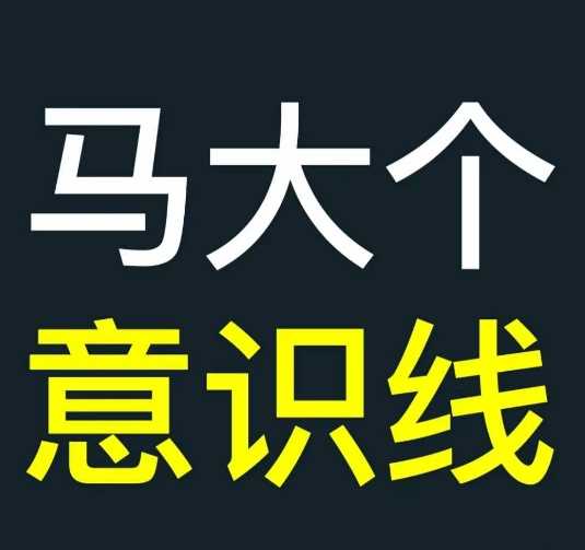 马大个意识线，一门改变人生意识的课程，讲解什么是能力线什么是意识线-玩备项目资源网