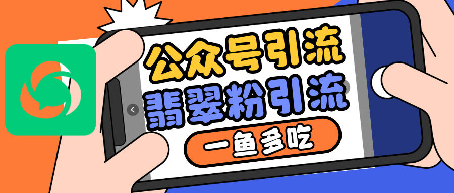 公众号低成本引流翡翠粉，高客单价，大力出奇迹一鱼多吃-玩备项目资源网