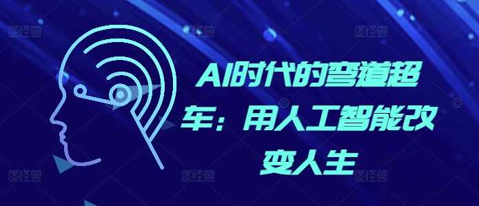 AI时代的弯道超车：用人工智能改变人生-玩备项目资源网