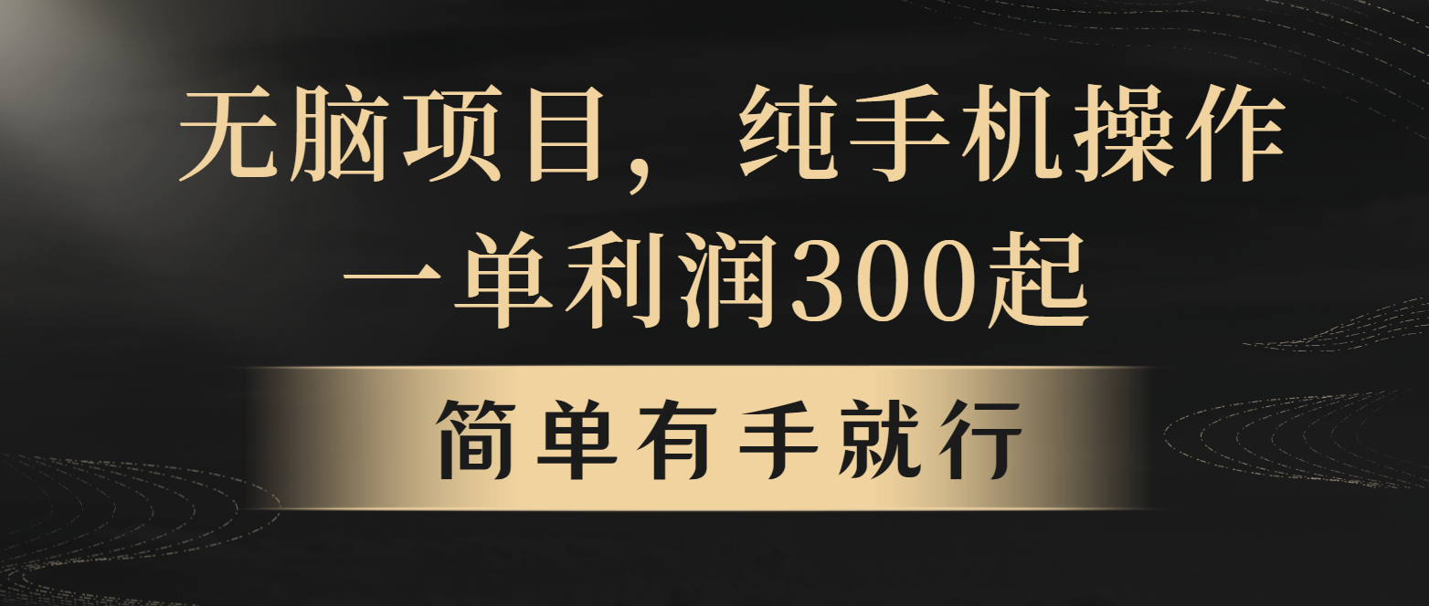 全网首发，翻身项目，年前最赚钱项目之一。收益翻倍！-玩备项目资源网