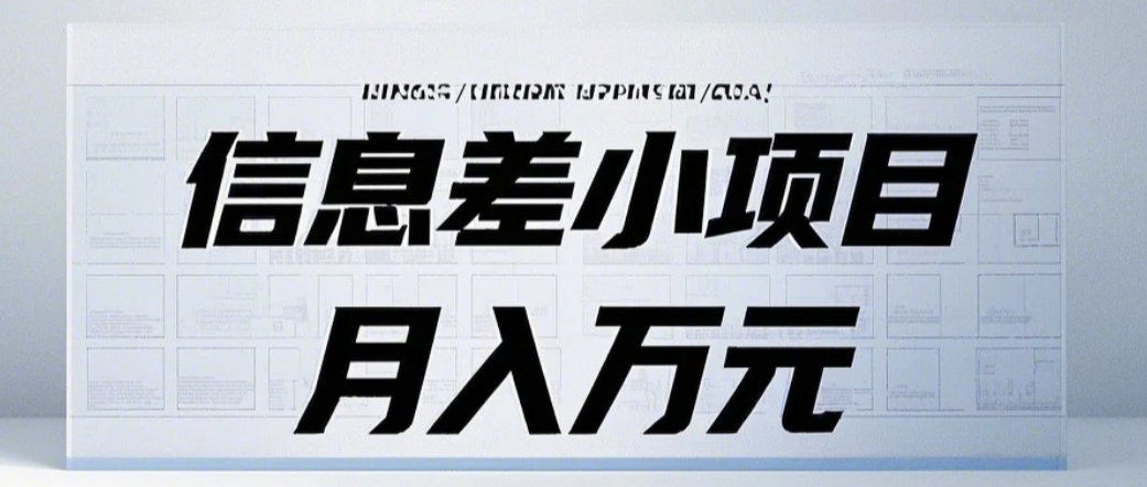 信息差小项目：国内外视频代下载，项目操作简单零成本零门槛月入过万-玩备项目资源网