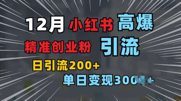 小红书一张图片“引爆”创业粉，单日+200+精准创业粉 可筛选付费意识创业粉【揭秘】-玩备项目资源网