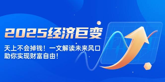 （14115期）2025经济巨变，天上不会掉钱！一文解读未来风口，助你实现财富自由！-玩备项目资源网