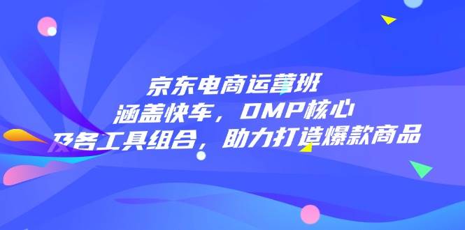 （14131期）京东电商运营班：涵盖快车，DMP核心及各工具组合，助力打造爆款商品-玩备项目资源网