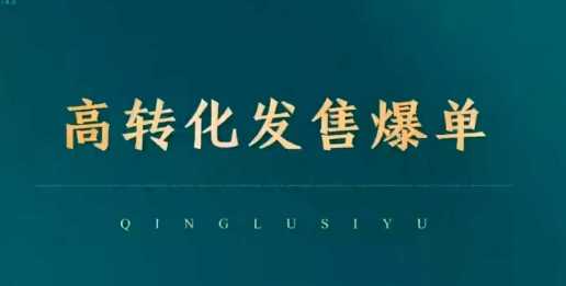 高转化发售爆单，引爆私域成交，打破运营全链-玩备项目资源网