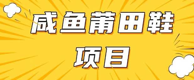 闲鱼高转化项目，手把手教你做，日入3张+(详细教程+货源)-玩备项目资源网