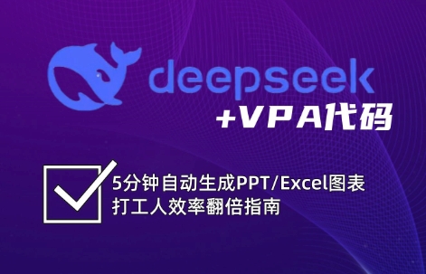 DeepSeek从入门到精通：解锁Excel和VBA高效办公新技能-玩备项目资源网