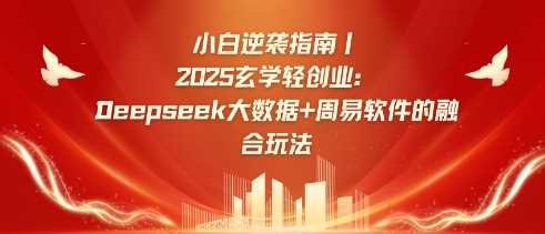 小白逆袭指南，2025玄学轻创业：Deepseek大数据+周易算法的融合玩法-玩备项目资源网
