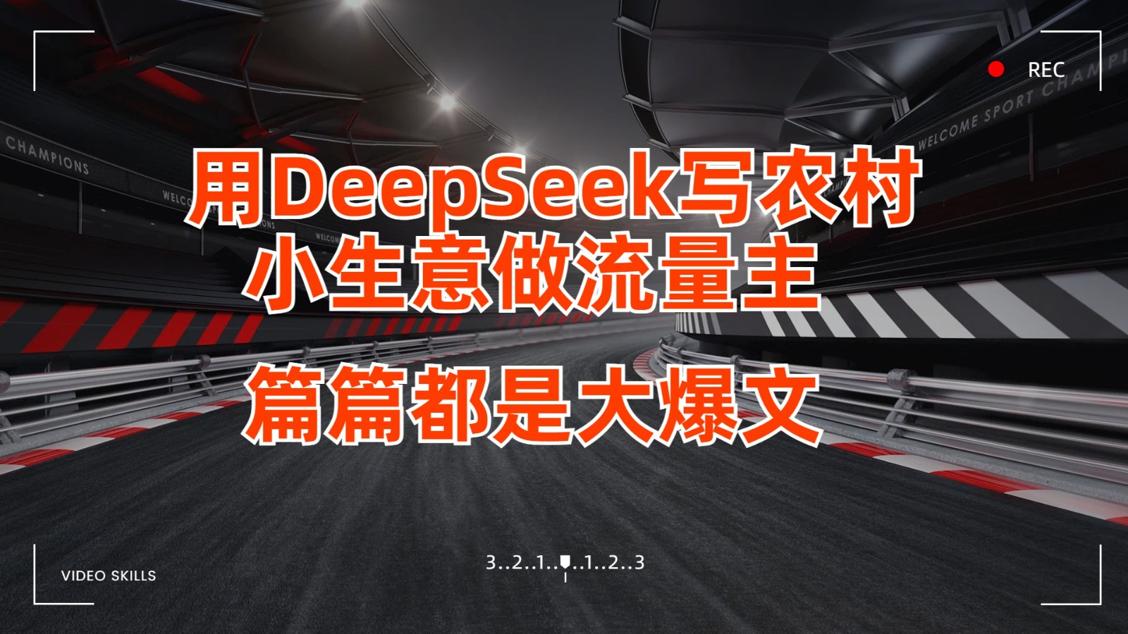 用DeepSeek写农村小生意做流量主，篇篇都是大爆文-玩备项目资源网