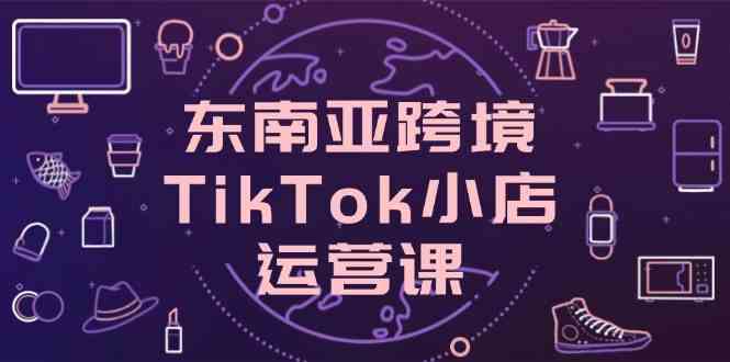 东南亚跨境TikTok小店运营课，掌握店铺设置与流量转化核心技巧-玩备项目资源网
