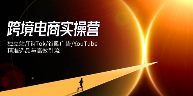 （14419期）跨境电商实操营：独立站/TikTok/谷歌广告/YouTube，精准选品与高效引流-玩备项目资源网