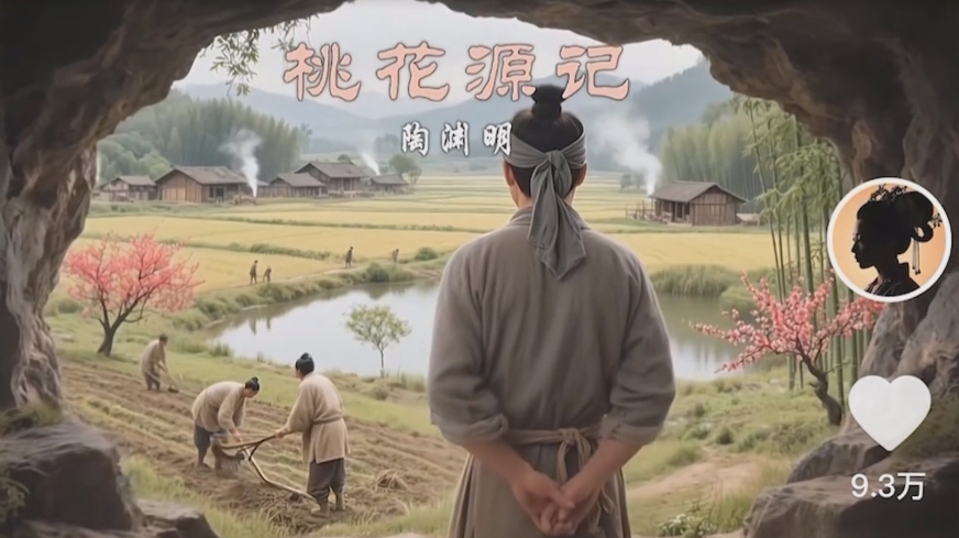 图片[2]-把课本里的古文做成爆火AI视频！流量猛的不行，7个作品涨粉23万＋-玩备项目资源网