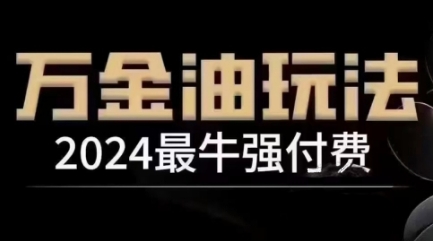 2024最牛强付费，万金油强付费玩法，干货满满，全程实操起飞（更新25年04月）-玩备项目资源网