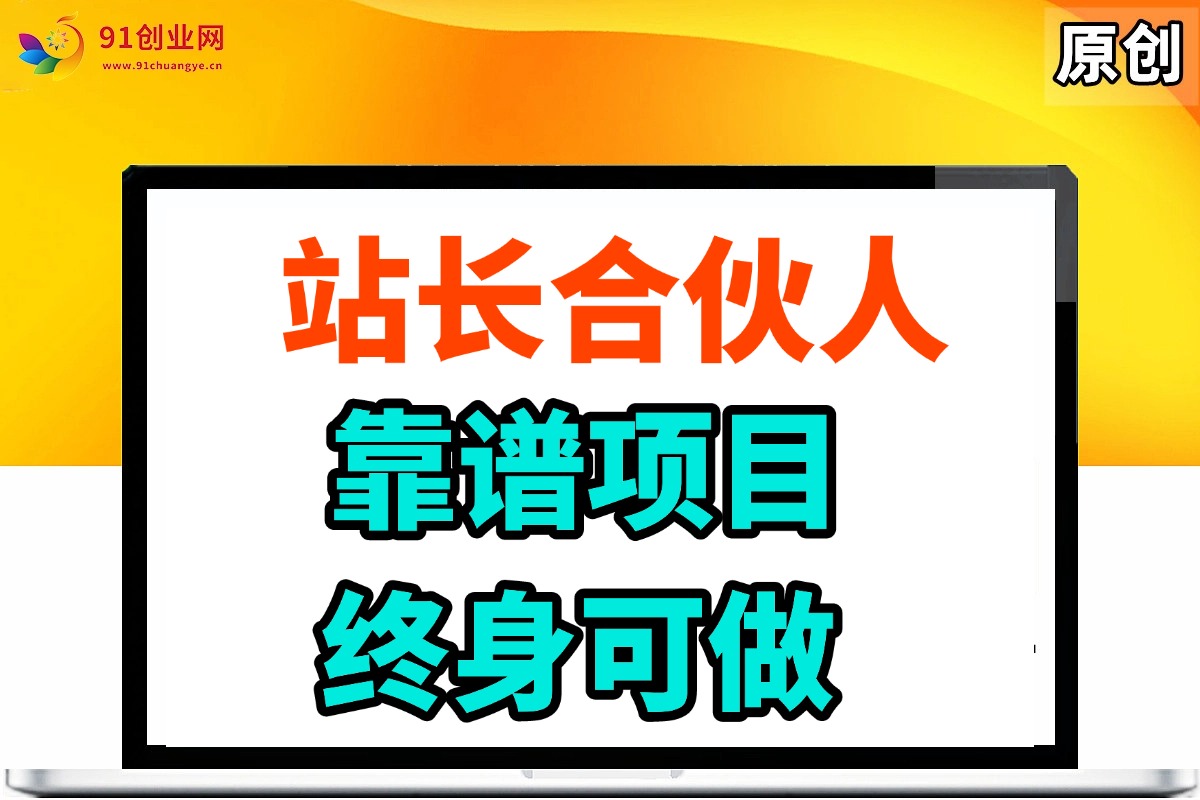 （14633期）站长合伙人，入门级运营教程，靠谱项目，终身可做，超低成本创业，终身利润。-玩备项目资源网