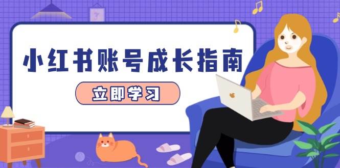 小红书账号成长指南，爆款选题+精准定位+数据分析，系统提升账号变现能力-玩备项目资源网