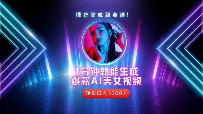 （14702期）2025年最强副业：用AI做短视频，从零开始打造爆款账号！-玩备项目资源网