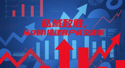 私域致胜，从0到1搭建客户成交体系-玩备项目资源网