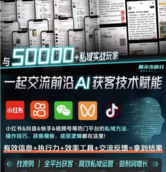 （14743期）【渡鸦科技社】内部学习资料，私域流量入门指南-玩备项目资源网